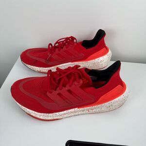 adidas Ultra Boost Light Better Scarlet Solar Red Men's Size 15